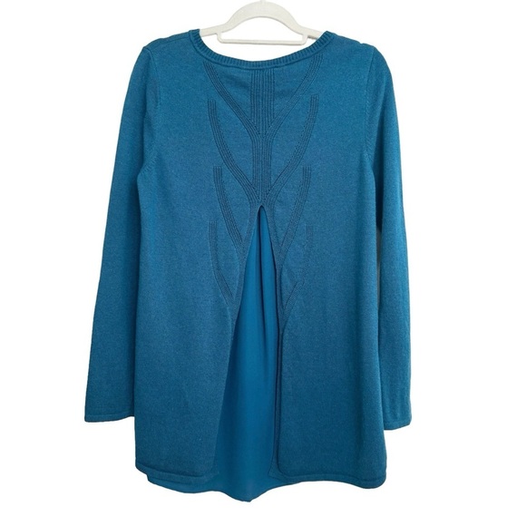 Soft Surroundings Sirena Sweater Women’s Wool Alpaca Split Back size Medium - Picture 1 of 12